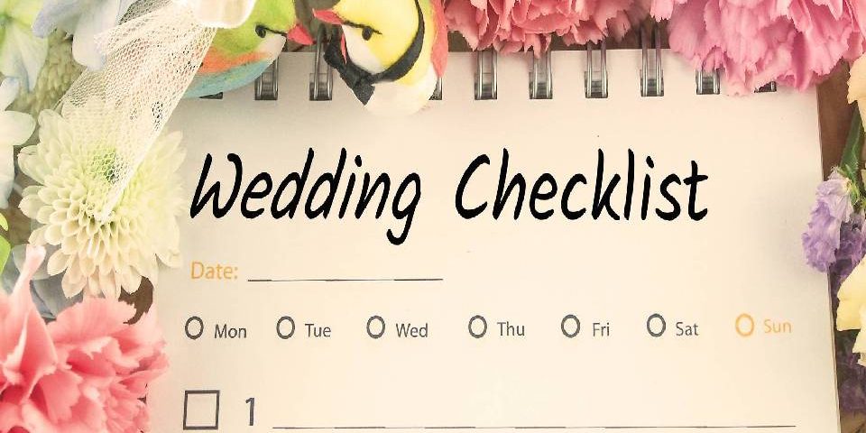 Wedding checklist